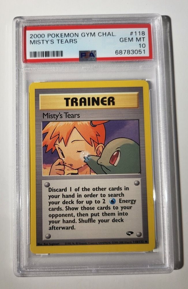 Auction Prices Realized Tcg Cards 2000 Pokemon Gym Challenge Misty's Tears