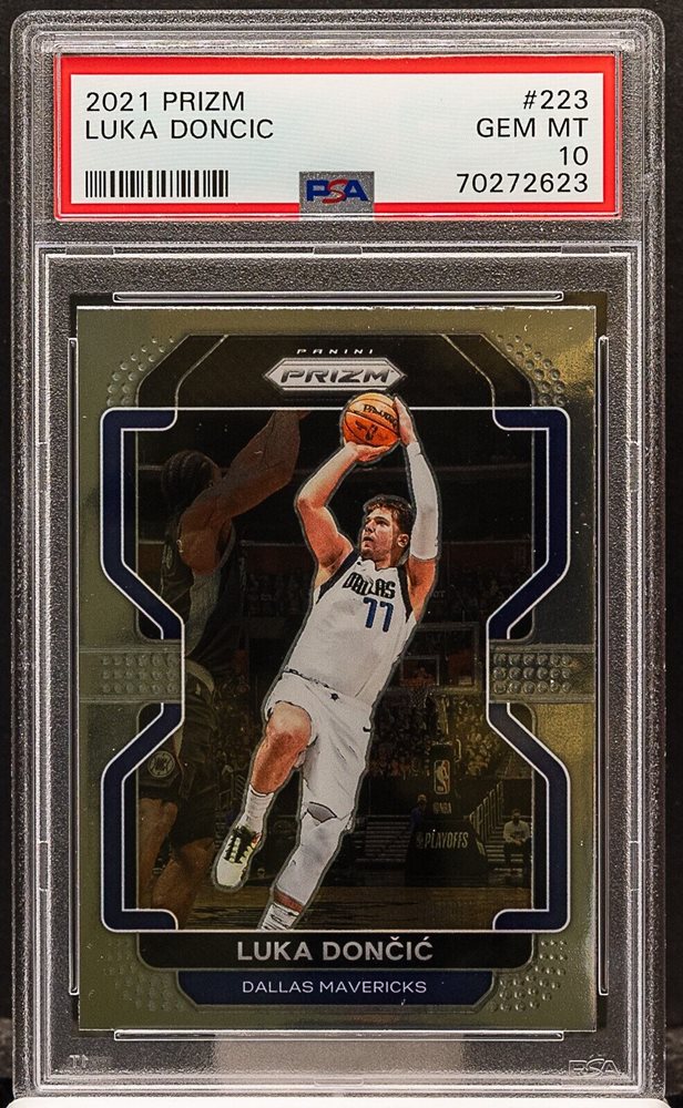 その他 2021 Prizm Luka Doncic PSA 10 2021 Panini Prizm Prizmatic Fast Break Luka Doncic #27 PSA 10 GEM