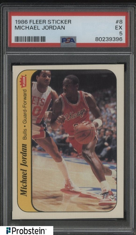 1986 michael jordan fleer psa 10