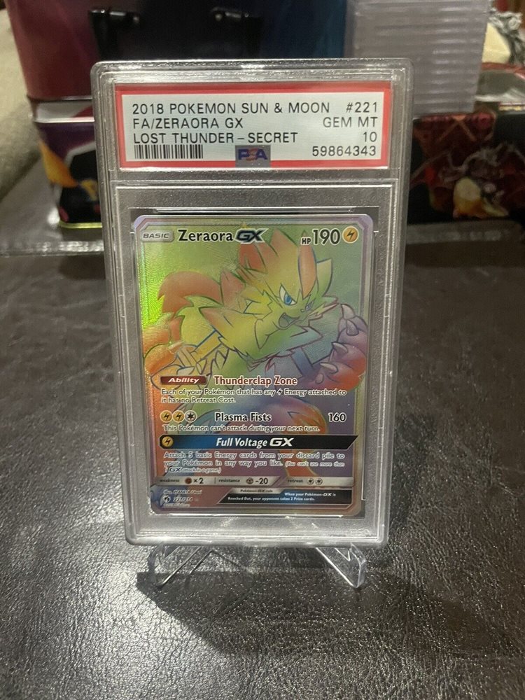 zapdos pokemon card 1995 Psychic Energy Pokemon Sun & Moon Secret Rare #162 PSA 9