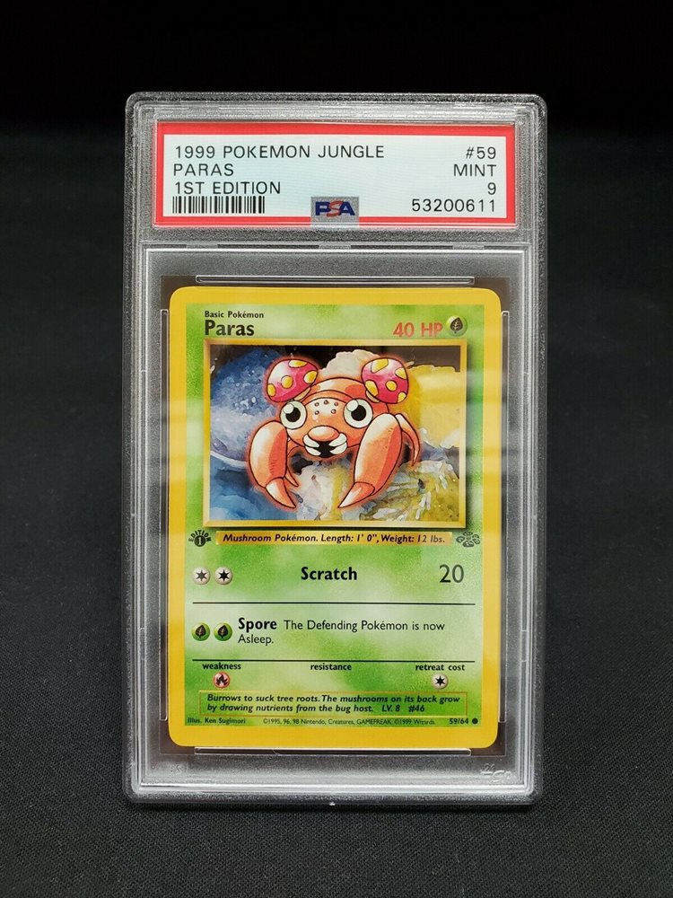 Details about / Ultra Rare Paras 1995 Pokemon Card Mint Condition