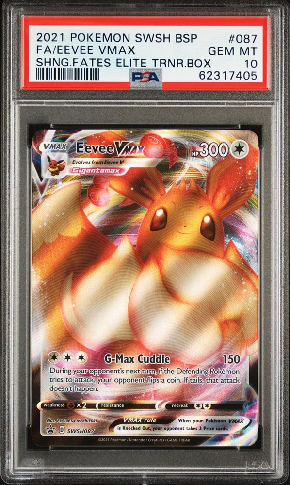 ポケモンカードゲーム EEVEE V/Vmax PSA10 Pokemon Card Game/☆PSA Graded Products]Eevee VMAX 【PSA 10