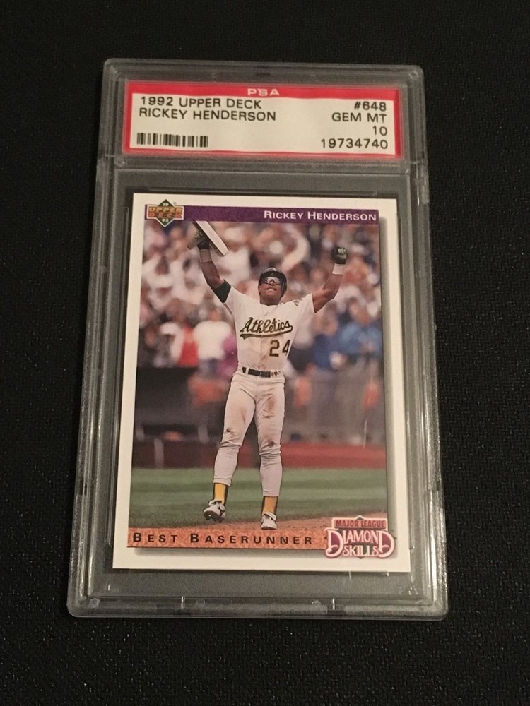 Auction Prices Realized Baseball Cards 1992 Upper Deck Rickey Henderson