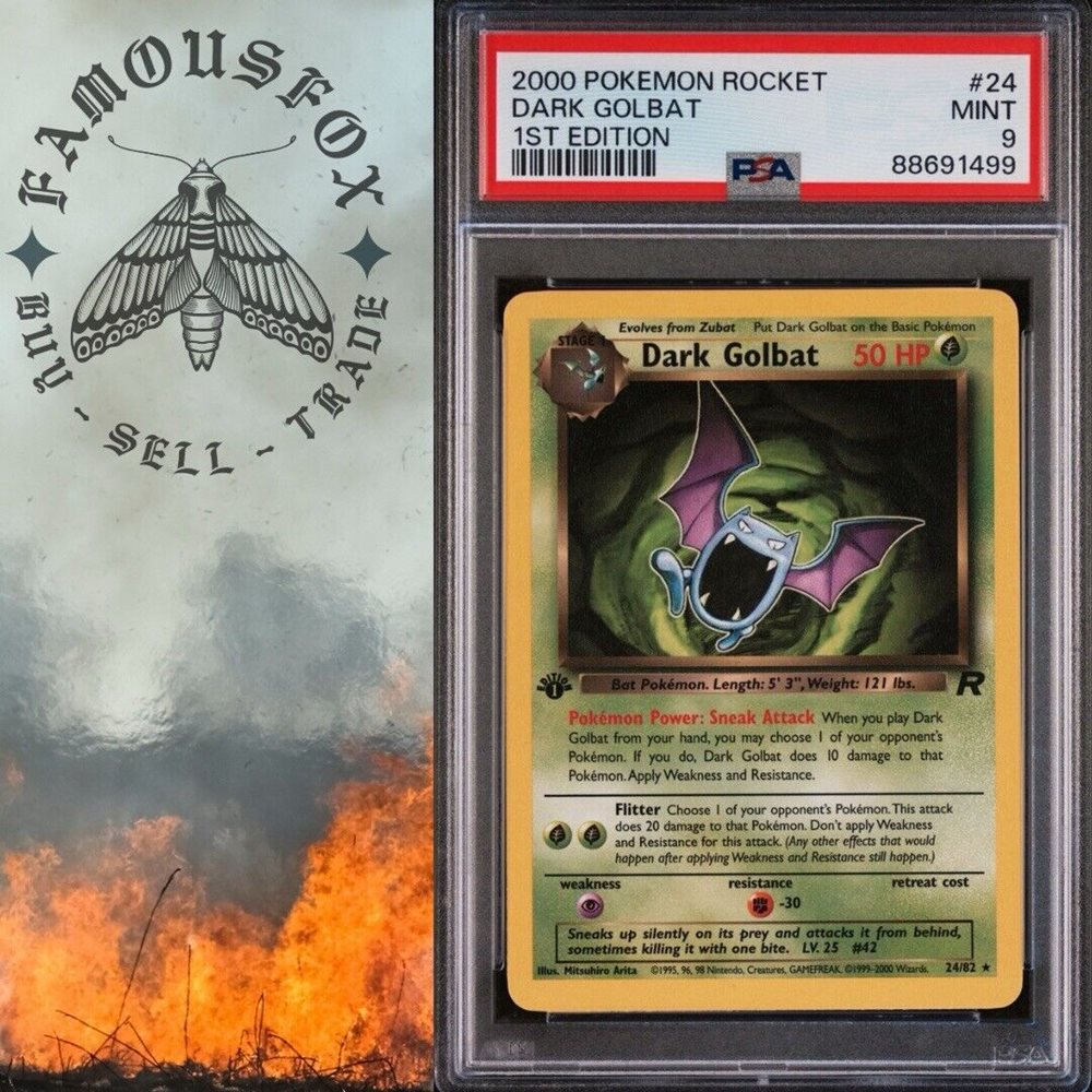 ポケモン Dark Golbat 50 HP Team Rocket PSA品質 Dark Golbat [1st Edition] #7 Prices | Pokemon Team Rocket