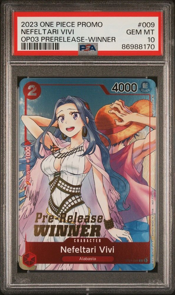 PSA10 ネフェルタリ・ビビ プレリリース プロモーション 英語版 PSA 10 Nefeltari Vivi Pre-Release WINNER Promo English One