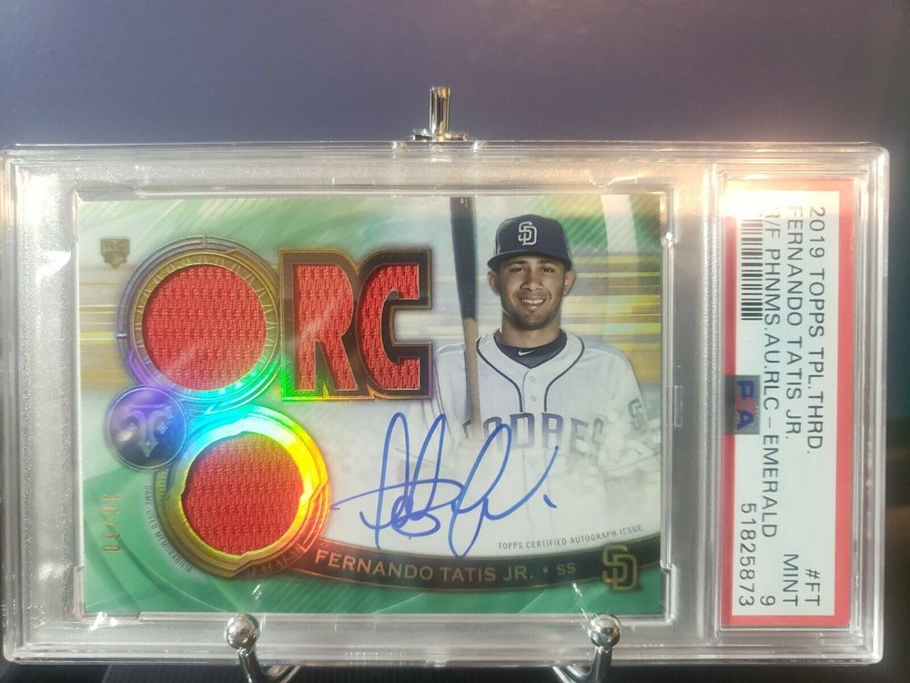 Auction Prices Realized Baseball Cards 2019 TOPPS TRIPLE