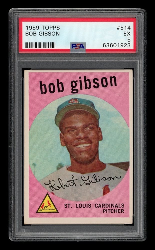 Auction Prices Realized Baseball Cards 1959 TOPPS Bob Gibson