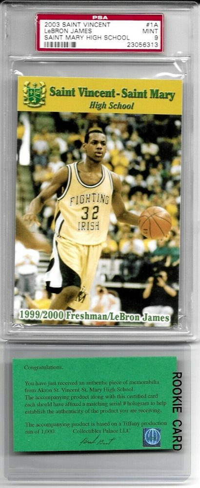 LeBron James High School (PSA 10) GEM-MINT 2003 St Vincent / St Mary High  School – Beverly Hills Swap Meet