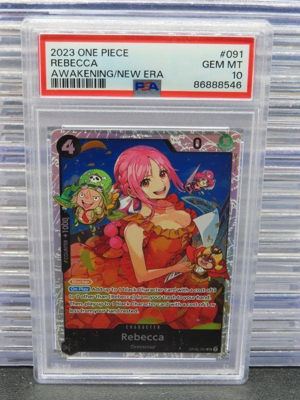 ワンピース カードゲーム PSA10 REBECCA TREASURE RARE Auction Prices Realized Tcg Cards 2024 ONE PIECE SIMPLIFIED
