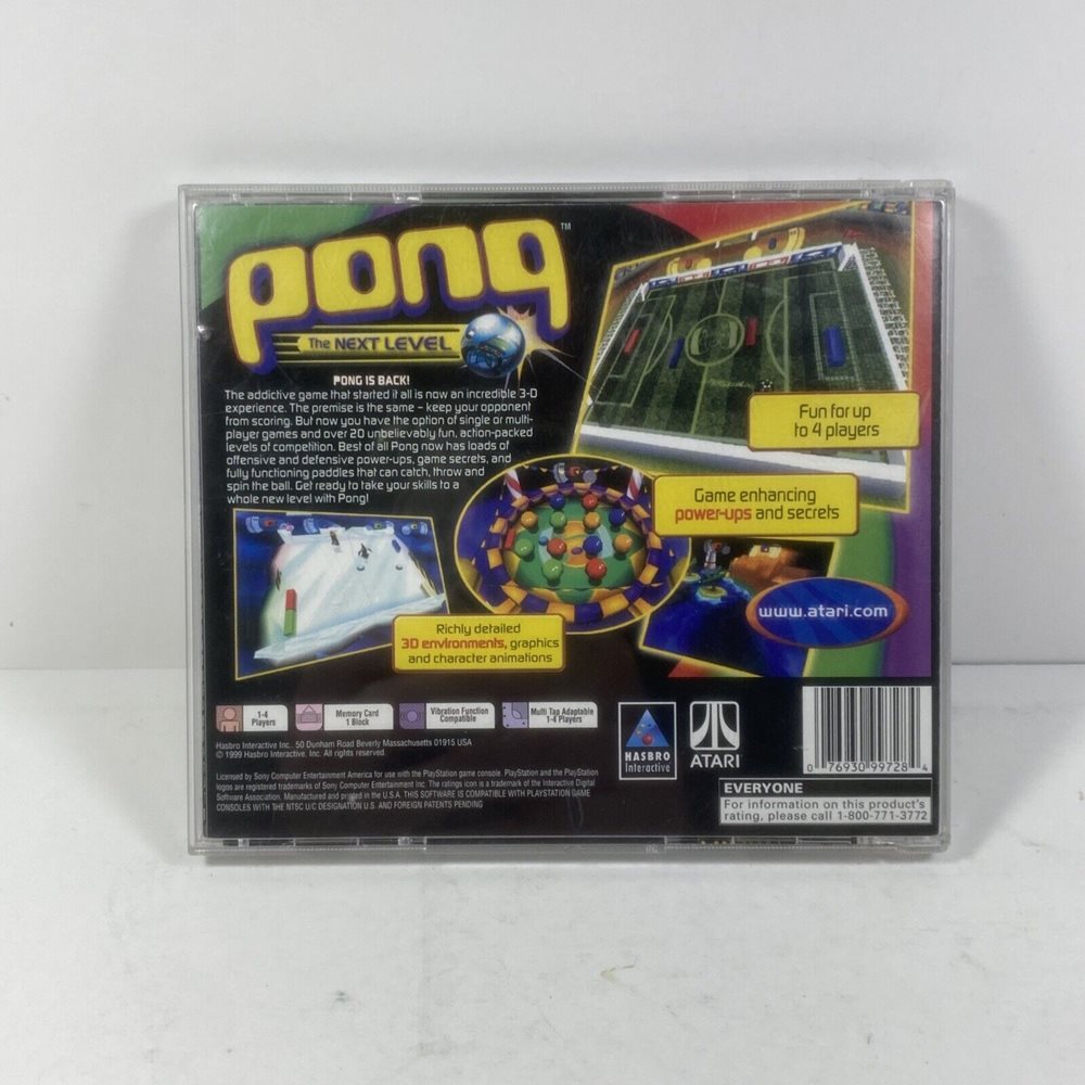 Pong The Next Level Complete PlayStation 1 PS1 Game C