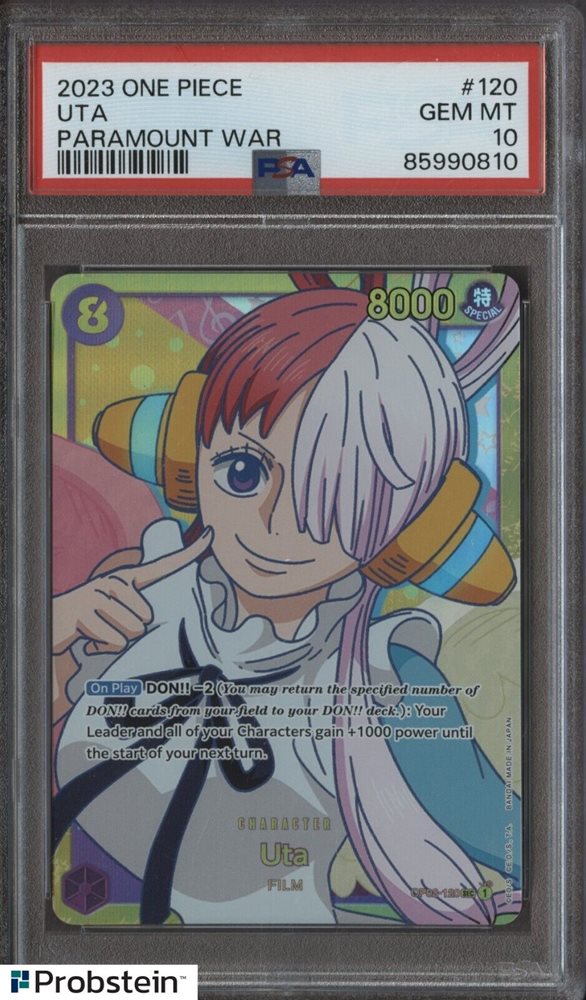 Auction Prices Realized Tcg Cards 2023 ONE PIECE OP02-PARAMOUNT