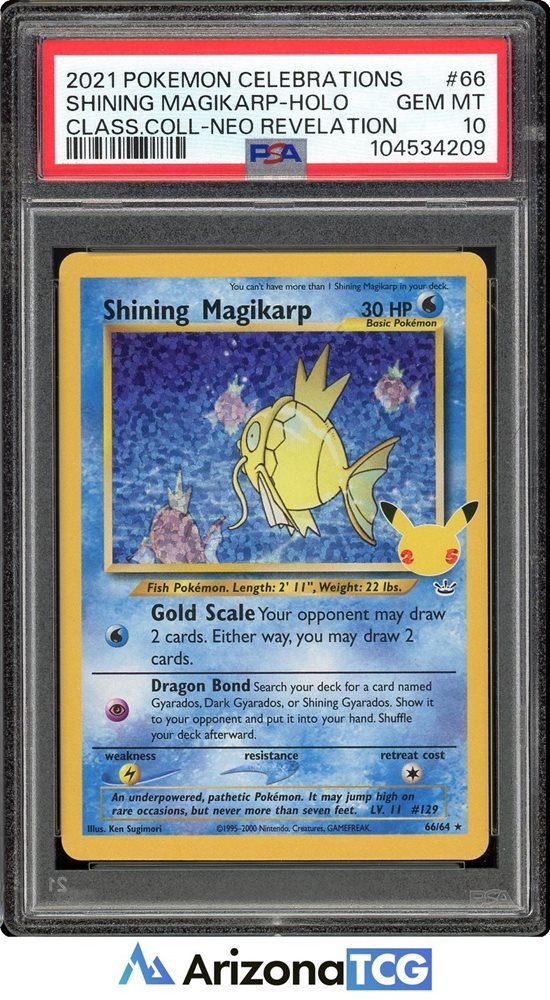 pokemon card shining magikarp eBay Auction Item 405889822547 TCG Cards 2021 Pokemon Celebrations Classic  Collection