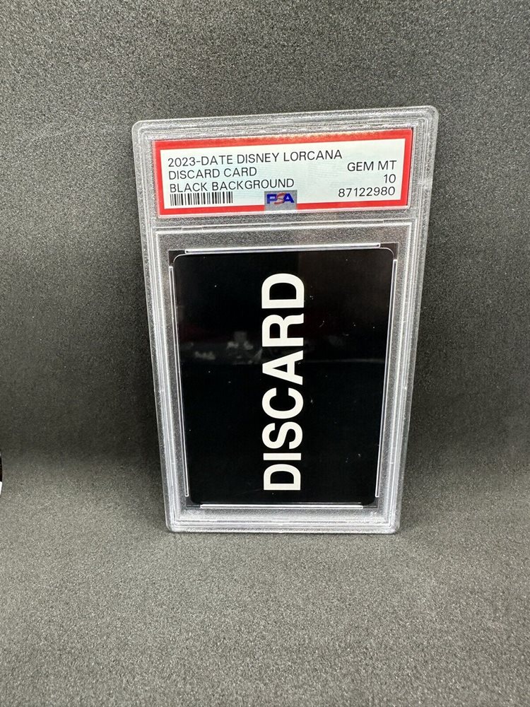PSA10 初版　lorcana DISCARD エラーカード　希少　ロルカナ 2023 Disney Lorcana Discard Error Card PSA 10 GEM MINT Black