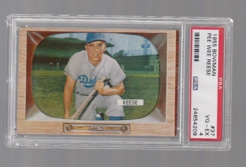 Auction Prices Realized Baseball Cards 1955 Bowman Pee Wee Reese