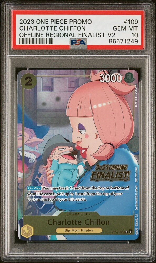 シャーロット・シフォン　2023OFFLINE FINALIST　PSA10 One Piece Charlotte Chiffon 2023 Offline Finalist PSA 10