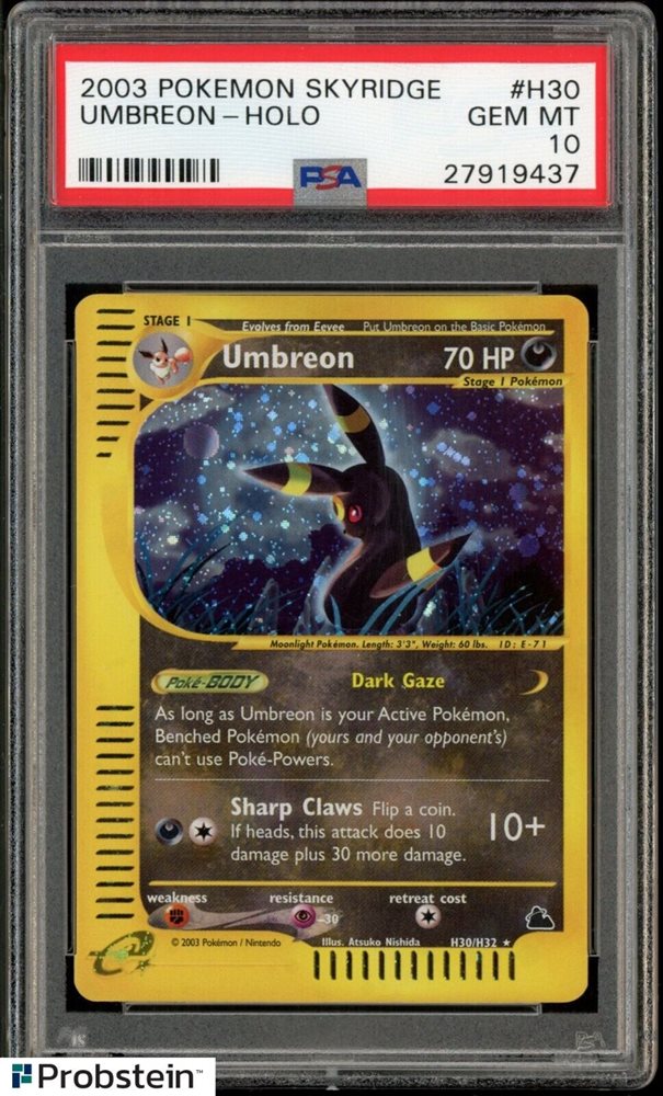 ポケモンカードUmbreon H30/H32 Umbreon H30/H32 Skyridge Holo for sale online | eBay