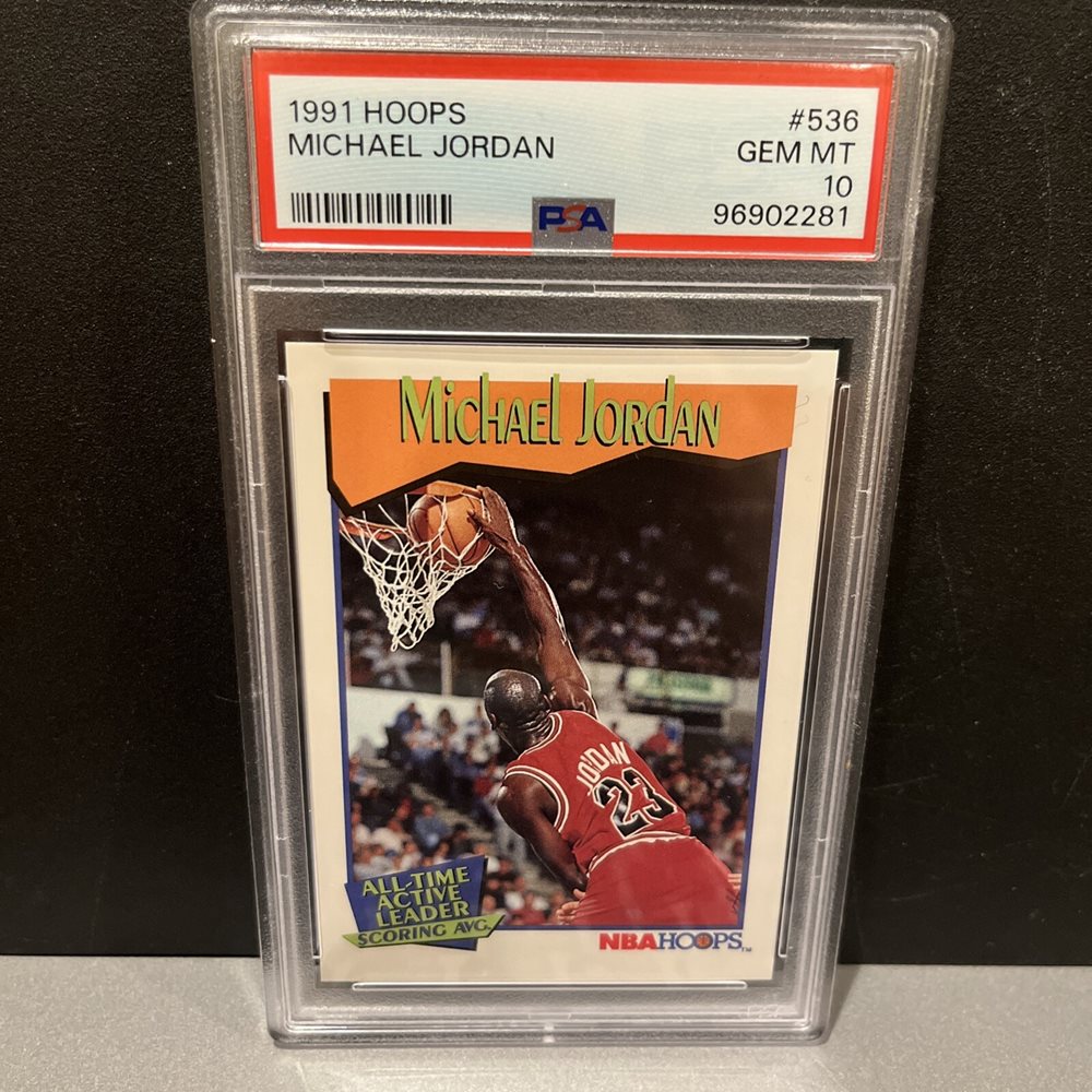 [最安値] 1991 Hoops マイケル ジョーダン PSA-10 1990-91 Hoops #5 Michael Jordan PSA 10 Graded Basketball