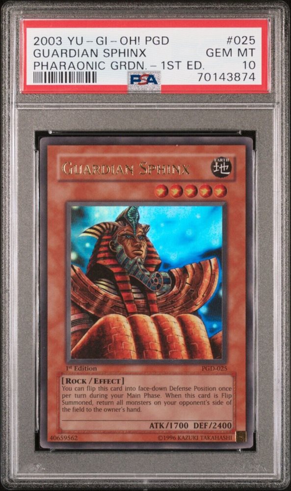 Yu-Gi-Oh! Carta Sasuke Samurai (PGD-015) - Pharaonic Guardian - 1st Edition - Super Rare + Custodia Originale