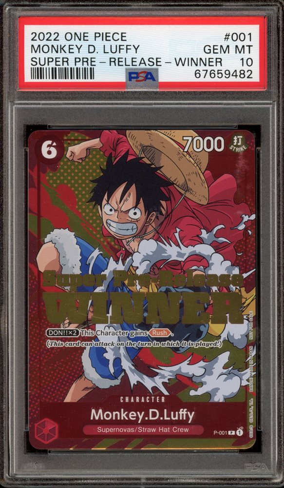 Auction Prices Realized Tcg Cards 2022 ONE PIECE PROMOS