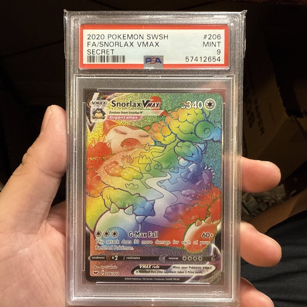 カビゴンvmax PSA10 snorlax 420 Cert PSA 10 Snorlax VMAX Pokemon 046/060 Shield Base