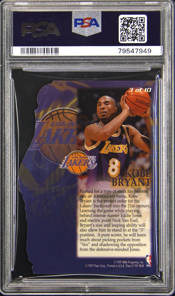 その他 1997-98 Fleer Franchise Futures Kobe Kobe Bryant 1997 Fleer #3 Franchise Futures Price Guide