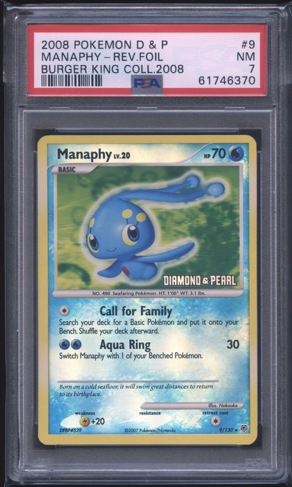 manaphy pokemon card Manaphy - SWSH275 Holo Rare Promo
