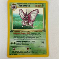 ORIGINAL FIRST EDITION VENOMOTH HOLO JUNGLE SET COLLECTION 13//64 PSA 1ST ED FOIL