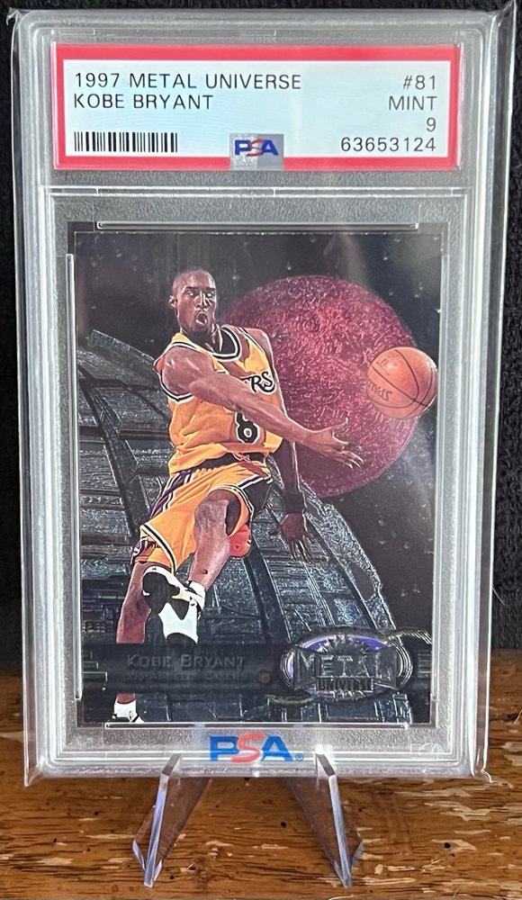PSA鑑定済 1997 KOBE BRYANT L UNIVERSE 1997 Metal Universe Kobe Bryant #81 HOF Los Angeles Lakers