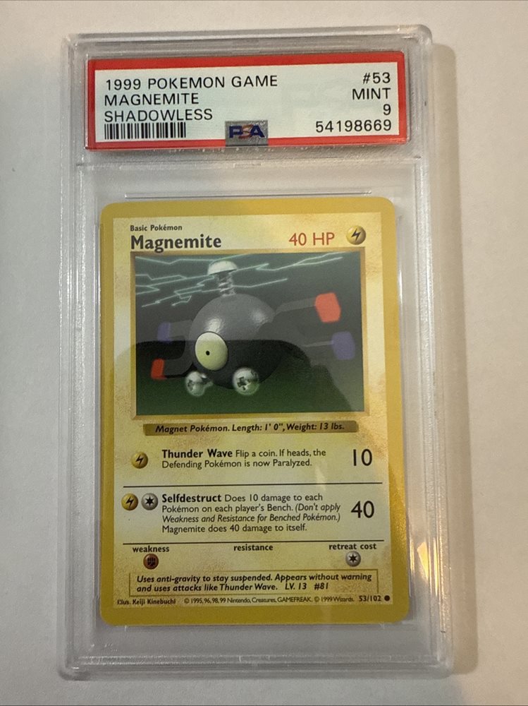 ポケモンカードゲーム Magnemite 1st edition shadow less Magnemite - Pokémon TCG - 1st Edition 1999 (Shadowless