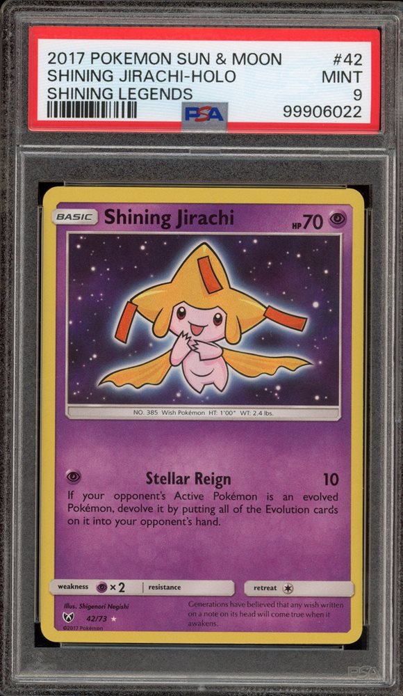 PSA10】ひかるジラーチ/Shining Jirach PSA10】ひかるジラーチ/Shining