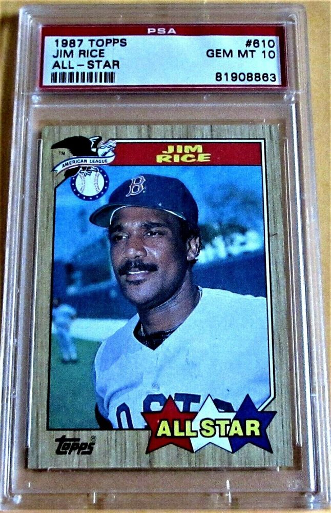 Auction Prices Realized Baseball Cards 1987 Topps Jim Rice ALLSTAR