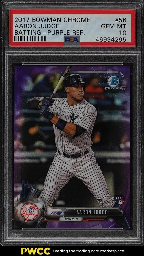 その他 2017 Bowman Chrome Aaron Judge Autograph Aaron Judge 2017 Bowman #CRA-AJ Chrome Rookie Auto - Blue