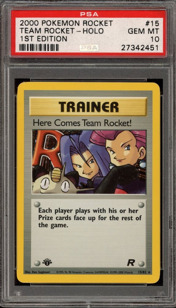 ポケモンカードゲーム Here Comes Team Rocket! psa10 PSA10] Here Comes Team Rocket! PROMO 278/XY-P (Used