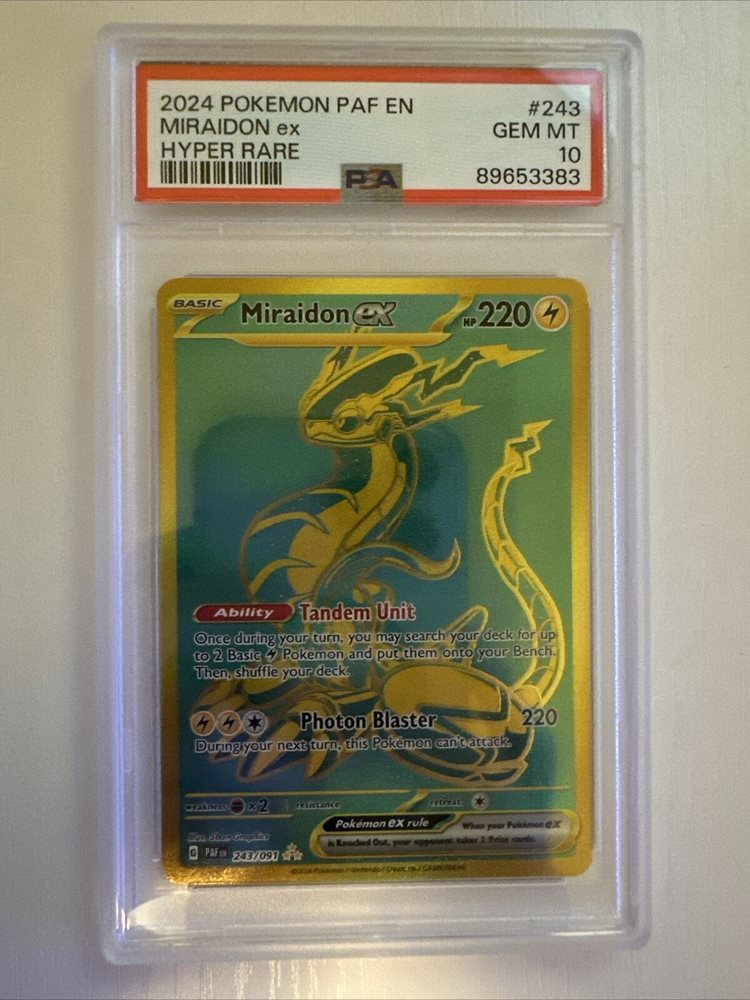 eBay Auction Item 386971185149 Tcg Cards 2024 Pokemon Paf En-Paldean Fates