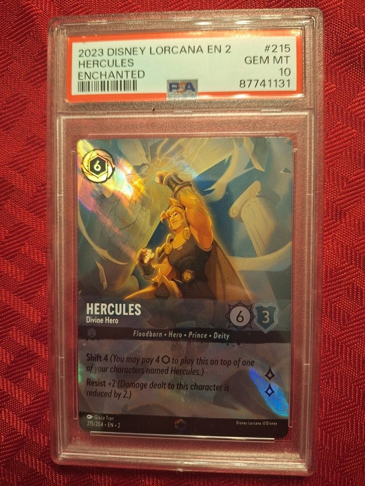 ロルカナ　ヘラクレス　エンチャンテッド　psa10 Auction Prices Realized Tcg Cards 2023 DISNEY LORCANA EN 2