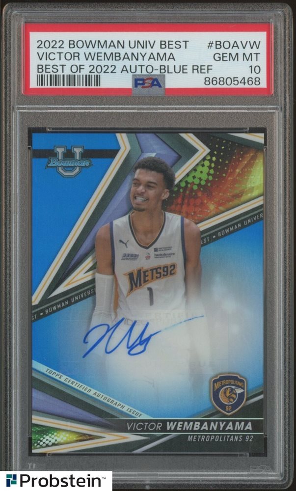 Auction Prices Realized Basketball Cards 2022 BOWMAN