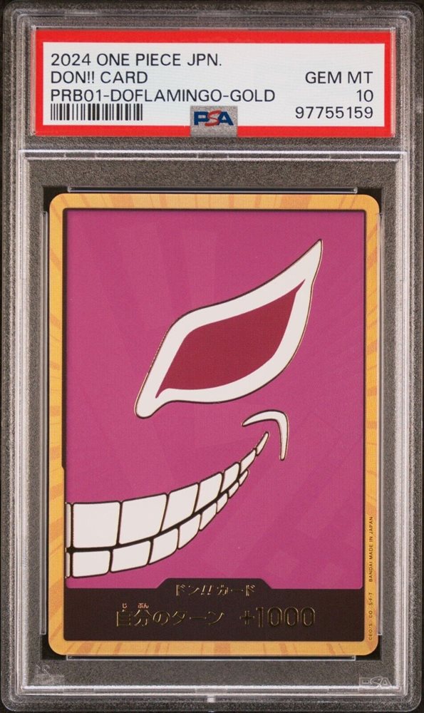 【PSA10】　DON!! CARD DOFLAMINGO-GOLD DON!! Card (Donquixote Doflamingo) (Gold) Premium Booster