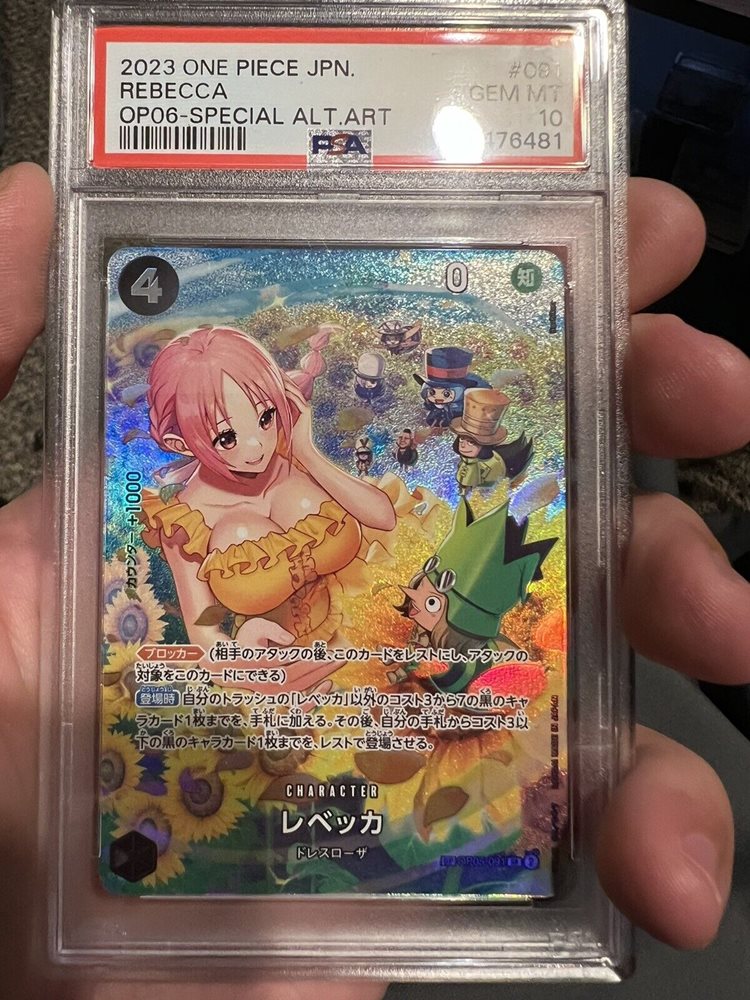 2023 ONE PIECE OP06 JP レベッカ PSA10 2023 ONE PIECE OP06 JP レベッカ PSA10 PSA 10 Rebecca Alt Art