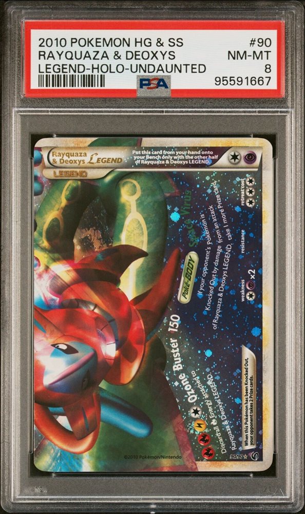 pokemon rayquaza and deoxys legend card CGC 8.5 - NM/Mint+] RAYQUAZA & DEOXYS LEGEND #89 - Top Half main image 0