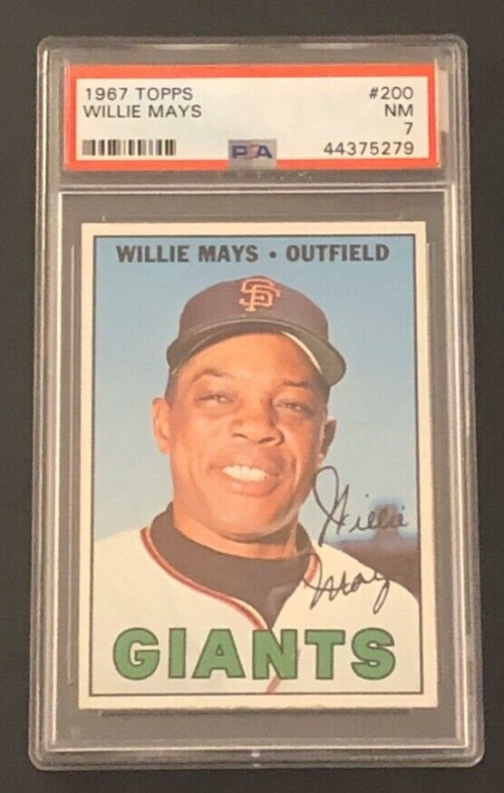 Auction Prices Realized Baseball Cards 1967 Topps Willie Mays