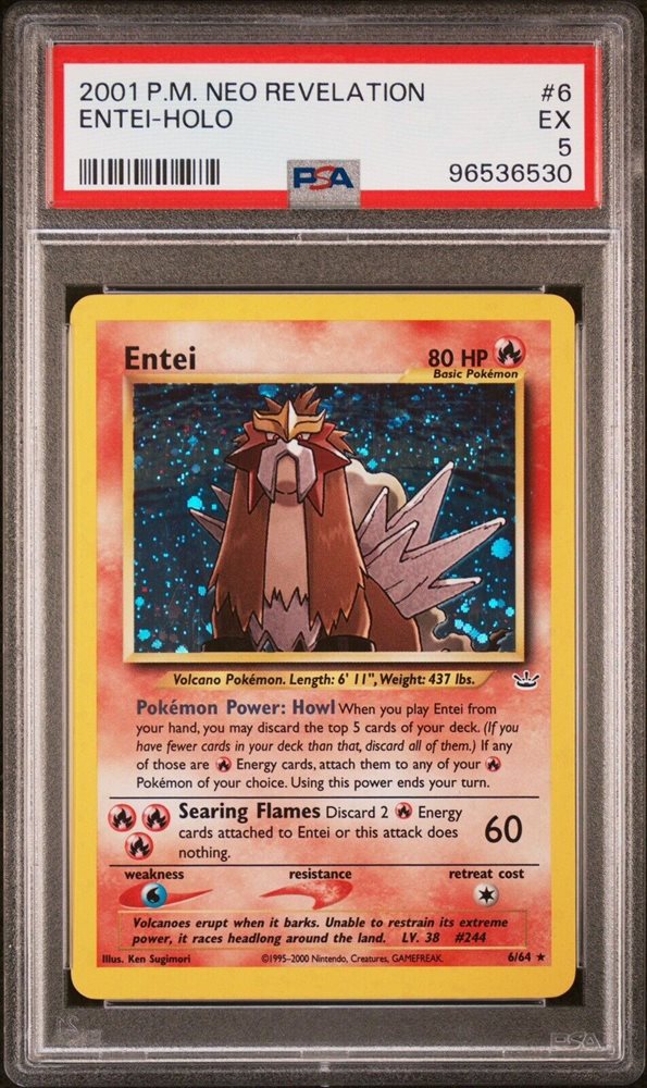 エンテイ ENTEI-HOLO PSA8 Entei Pokemon 2007 Holo Shining Darkness 1st ED Japanese