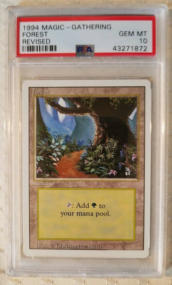 マジック：ザ・ギャザリング MTG  covered forest PSA10 Auction Prices Realized Tcg Cards 1994 MAGIC THE GATHERING