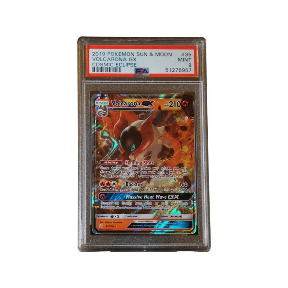 zapdos ex pokemon card value Pokemon Cosmic Eclipse 213/236 Volcarona GX Full Art