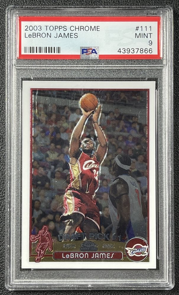 NBA カード Lebron James Topps Chrome PSA9 Auction Prices Realized Basketball Cards 2003 TOPPS CHROME
