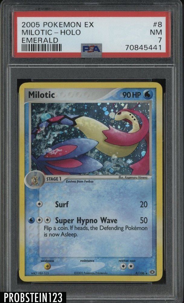 Auction Prices Realized Tcg Cards 2005 POKEMON EX EMERALD Milotic-Holo