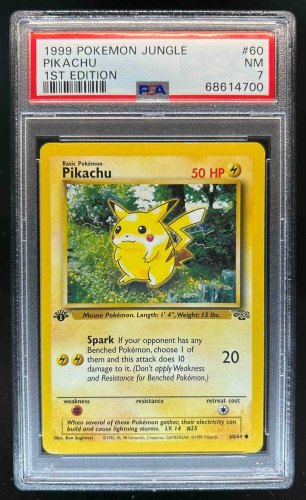 Auction Prices Realized Tcg Cards 1999 POKEMON JUNGLE Pikachu
