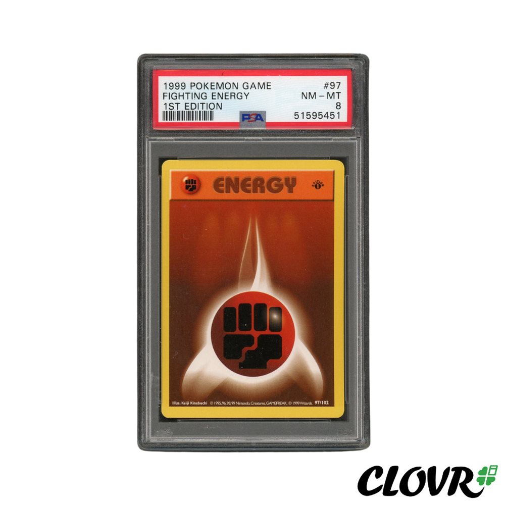 Fighting Energy×3 1st edition shadowless Fighting Energy 1999 Pokemon Game #97 Shadowless Price Guide