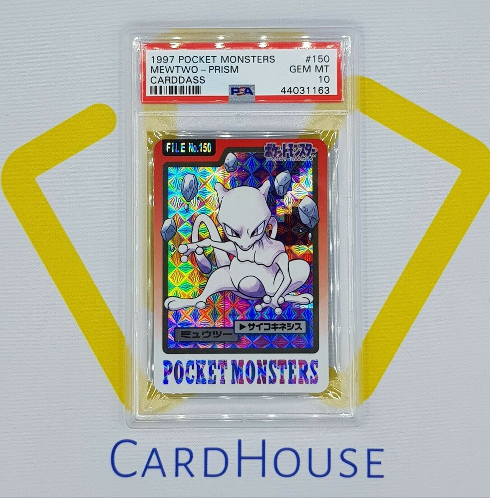 1997 POCKET MONSTERS MEWTWO-PRISM #150