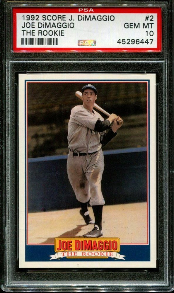 スポーツ選手 1992 SCORE JOE DIMAGGIO THE ROOKIE Auction Prices Realized Baseball Cards 1992 SCORE JOE