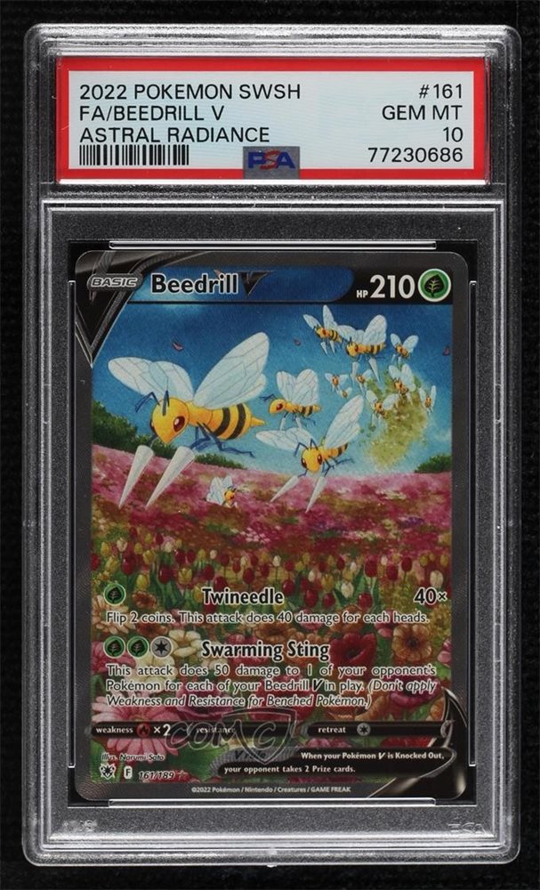 Beedrill V SR SA 069/067 S10P Space Juggler - Pokemon Card